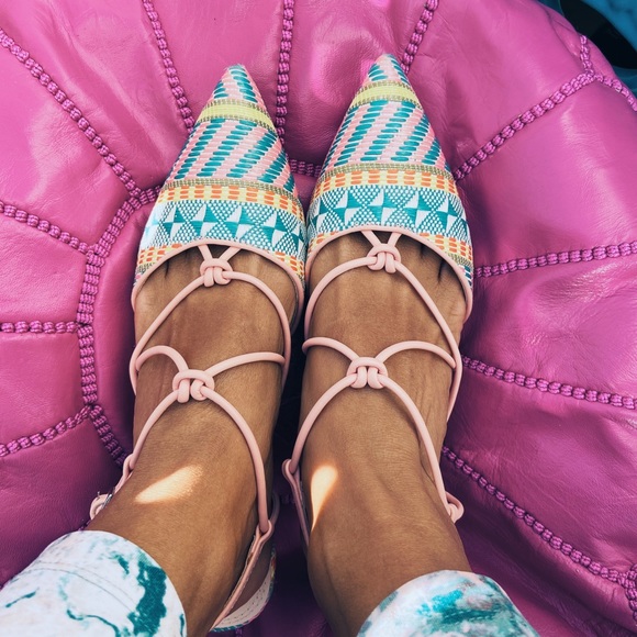 ASOS Multicolor Patterned Heels - Picture 1 of 7